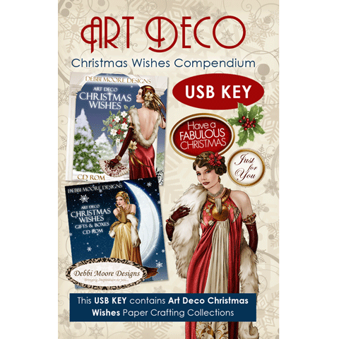 Art Deco - Christmas Wishes USB