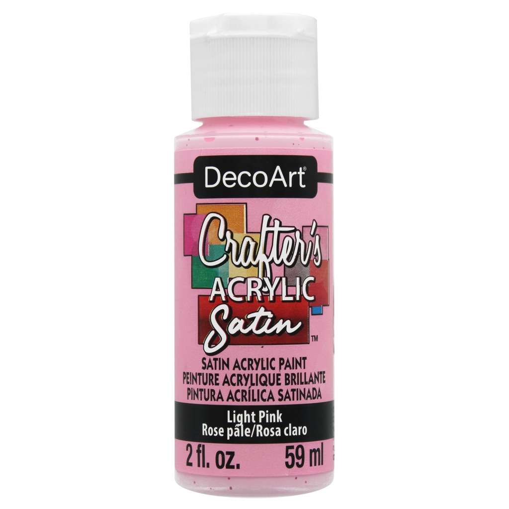 Light Pink 2oz Crafters Acrylic Satin