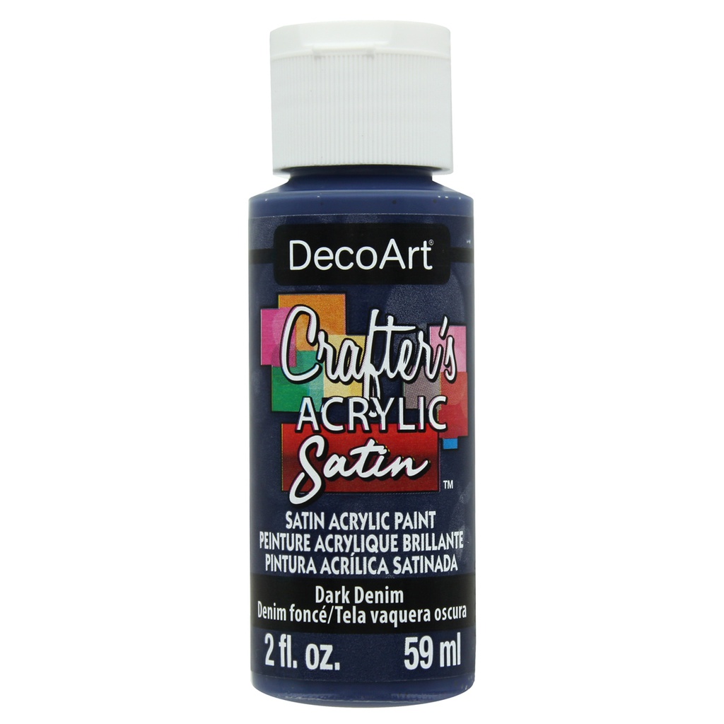 Dark Denim 2oz Crafters Acrylic Satin