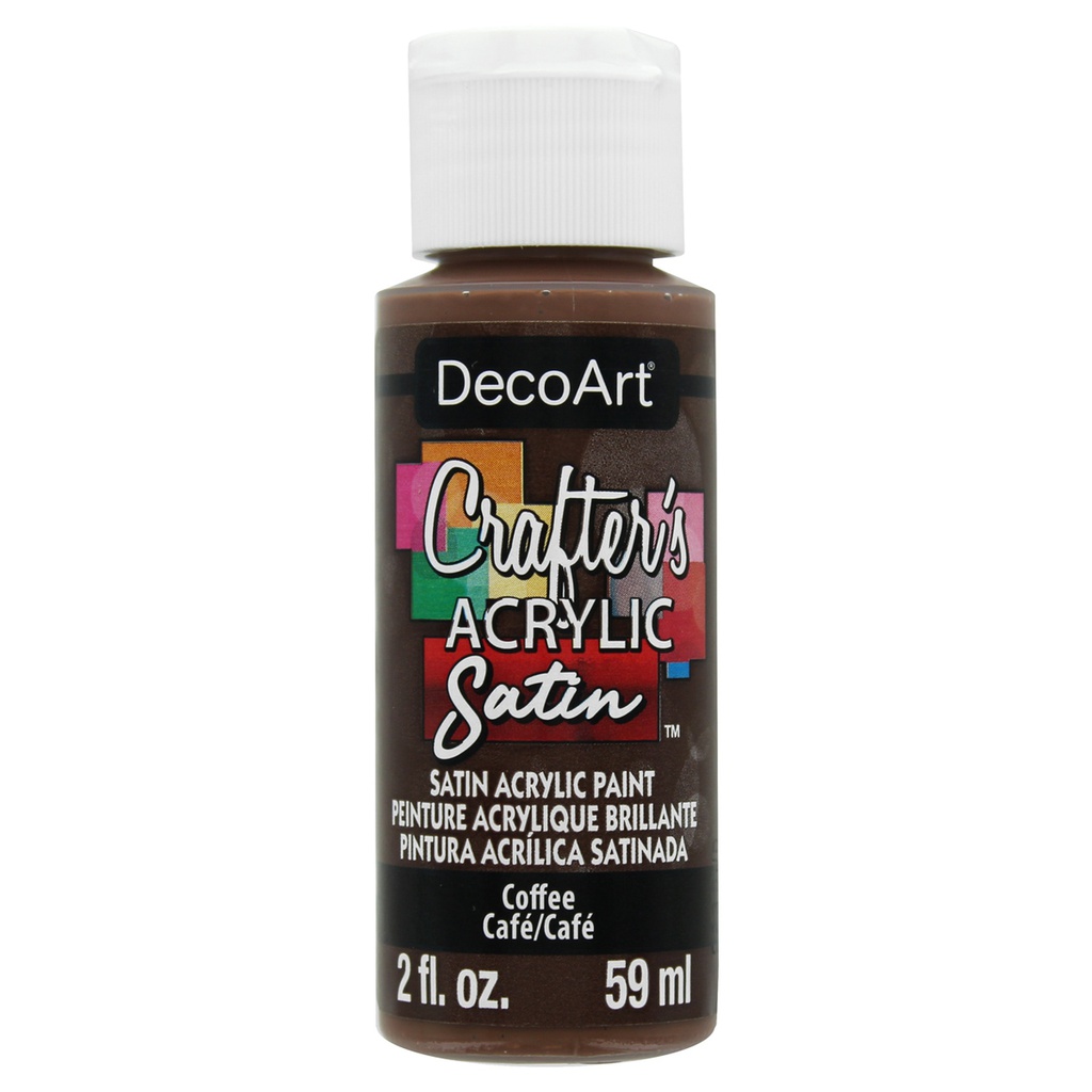 Coffee 2oz Crafters Acrylic Satin