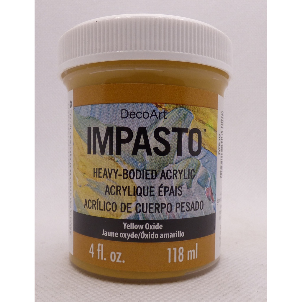 Yellow Oxide 4oz Traditions Impasto Paint