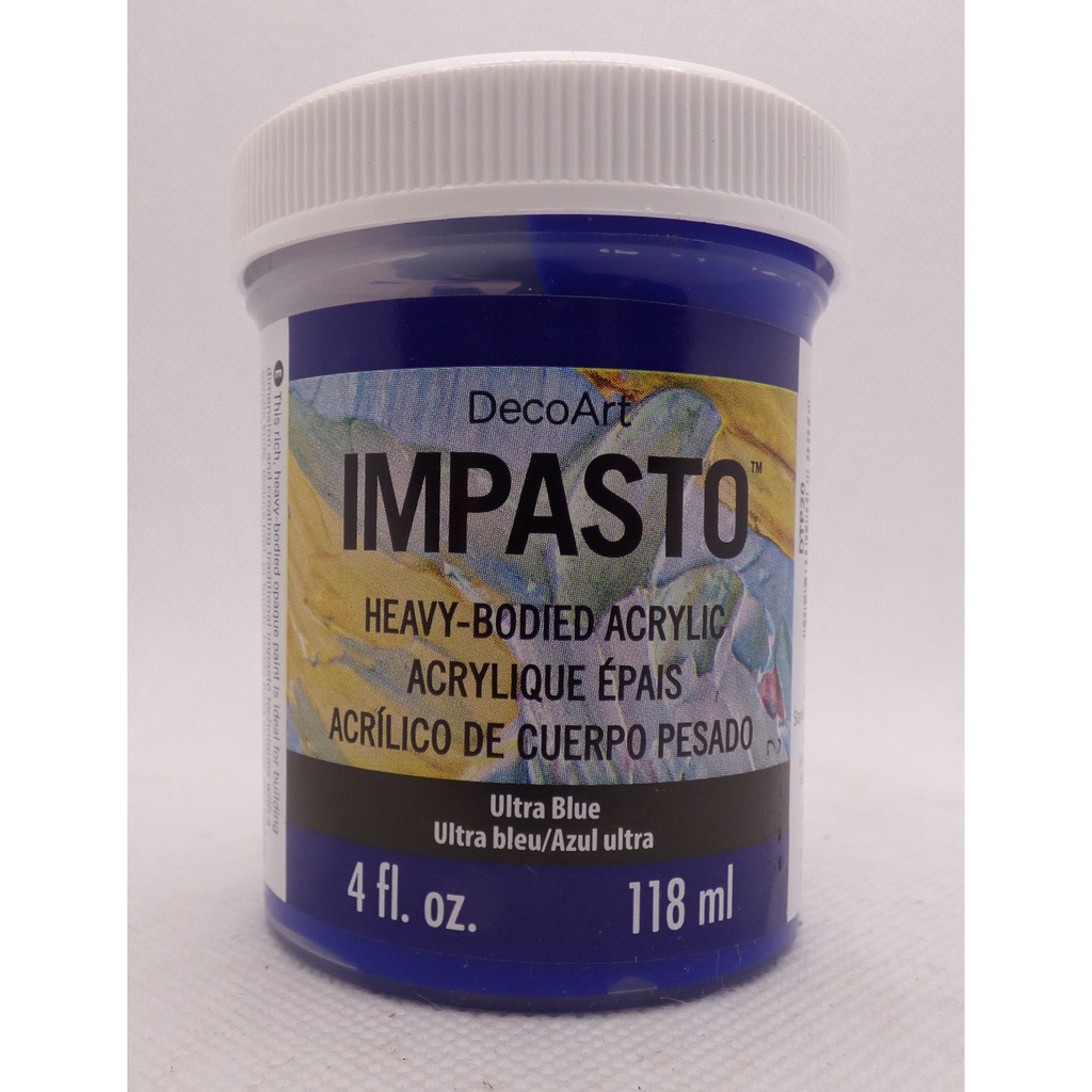 Ultra Blue 4oz Traditions Impasto Paint