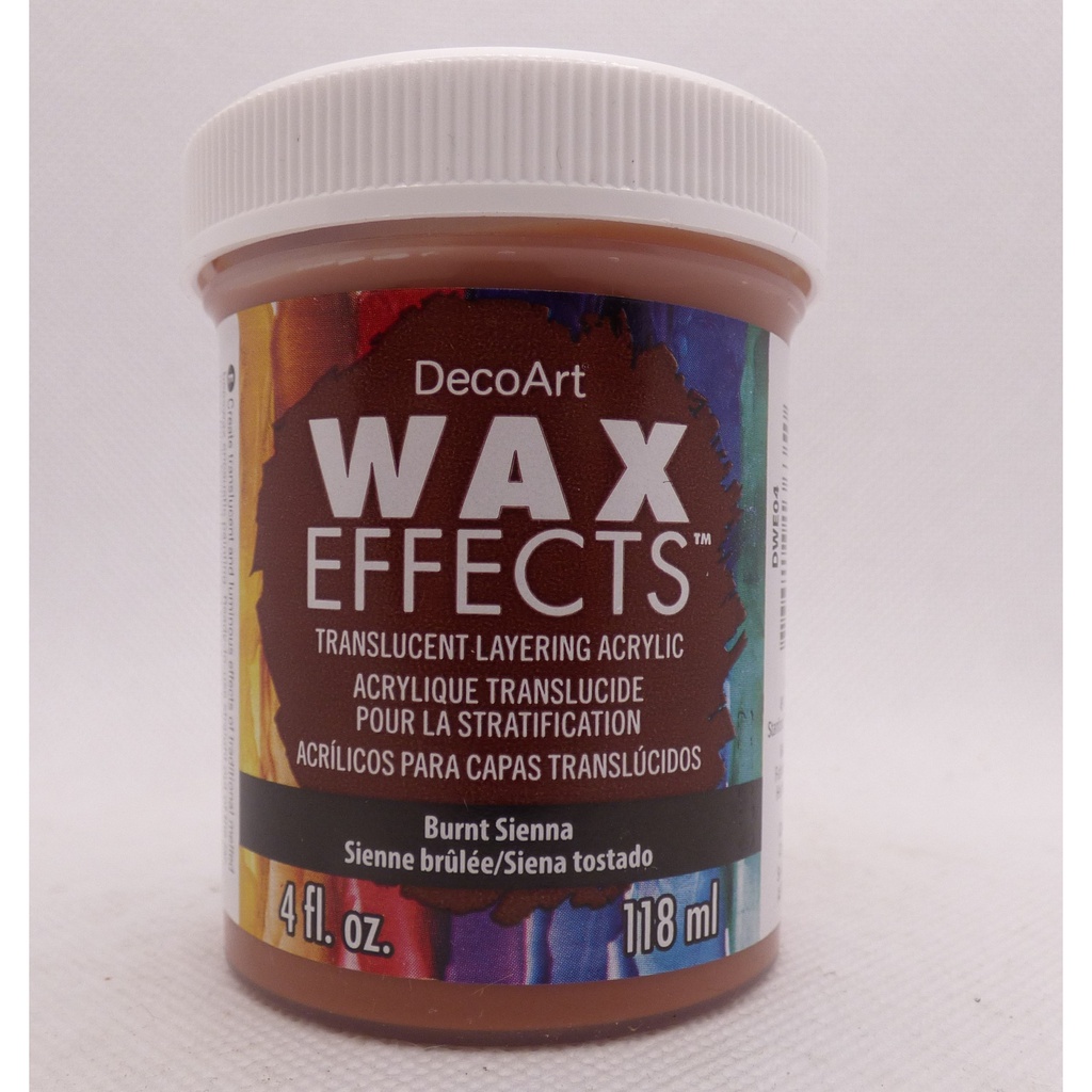 Burnt Sienna 4oz Wax Effects Encaustic Acrylic