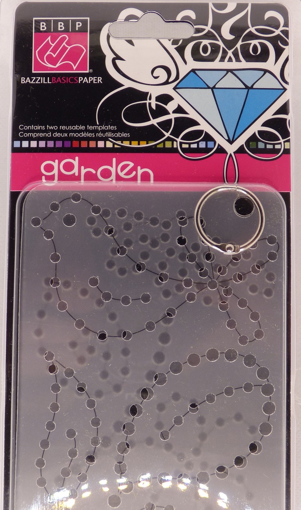 Flower Garden Jewel Template 