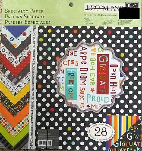  Graduation 12 x 12 Speciality Paper Pad