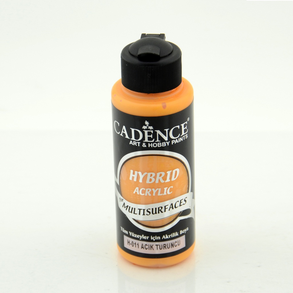 Light Orange 120 ml Hybrid Acrylic Paint For Multisurfaces (H-011)