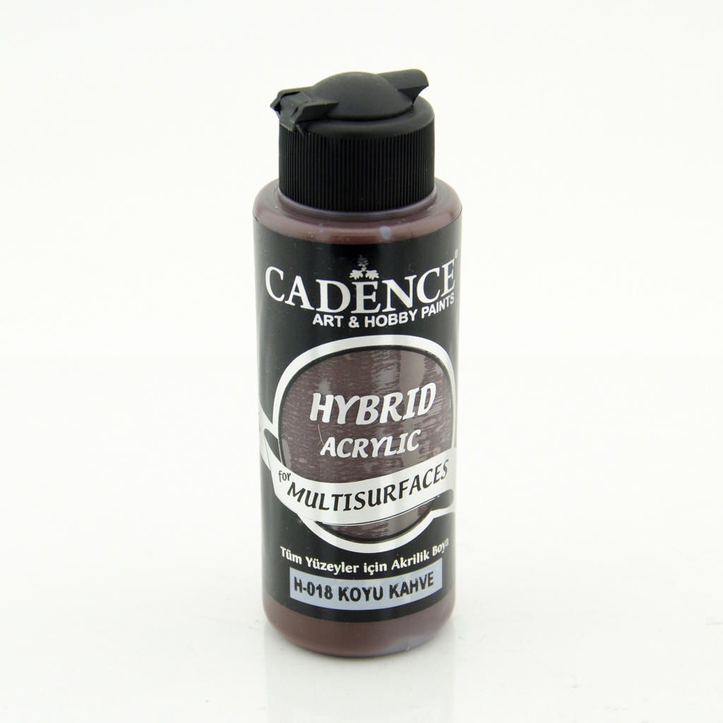 Dark Brown 120 ml Hybrid Acrylic Paint For Multisurfaces (H-018)