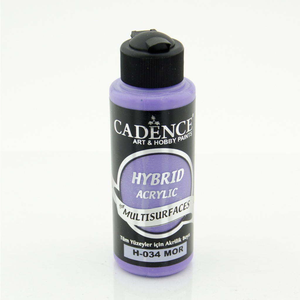 Purple 120 ml Hybrid Acrylic Paint For Multisurfaces (H-034)