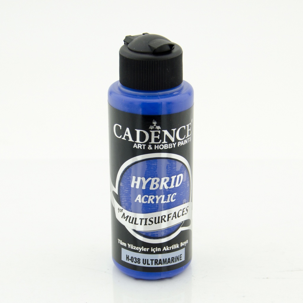 Ultramarine Blue 120 ml Hybrid Acrylic Paint For Multisurfaces (H-038)