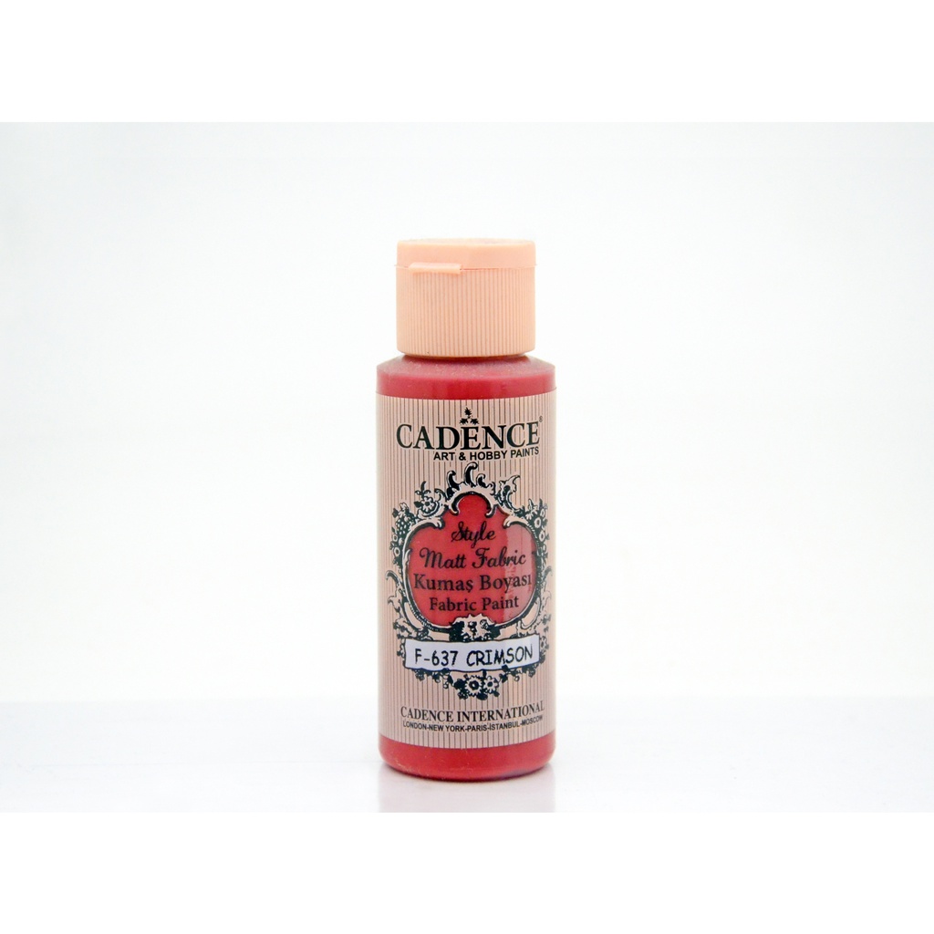 Crimson Red  59 ml  Style Matt Fabric Paint 