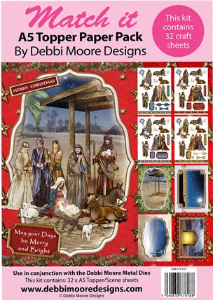 Build a Scene Match It Nativity Paper Pad