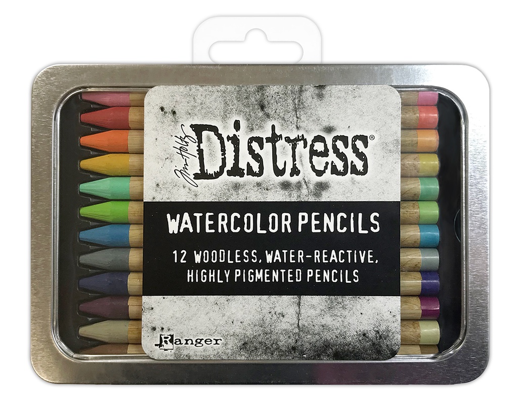 Tim Holtz® Distress Watercolour Pencils Kit 2 (12 Pack) 