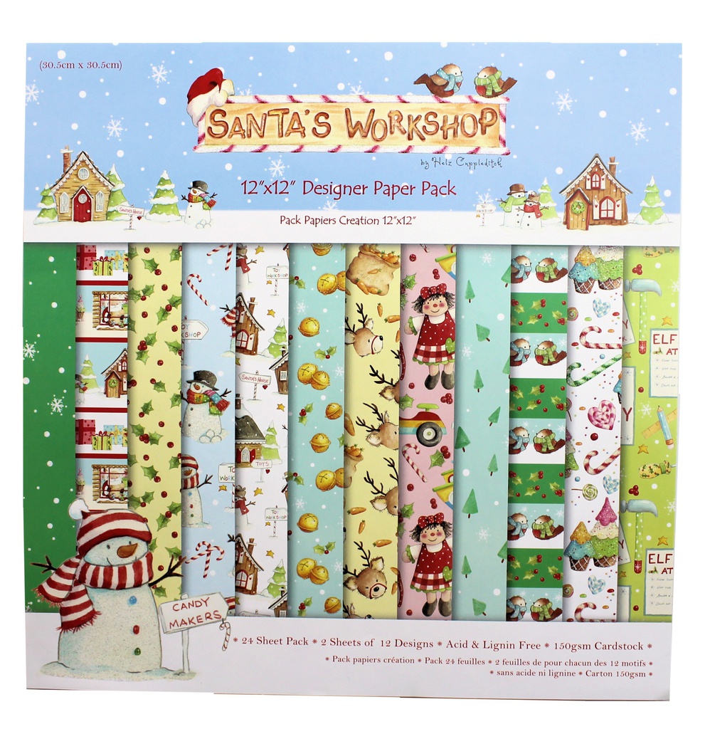 12x12 Santas Workshop Pad