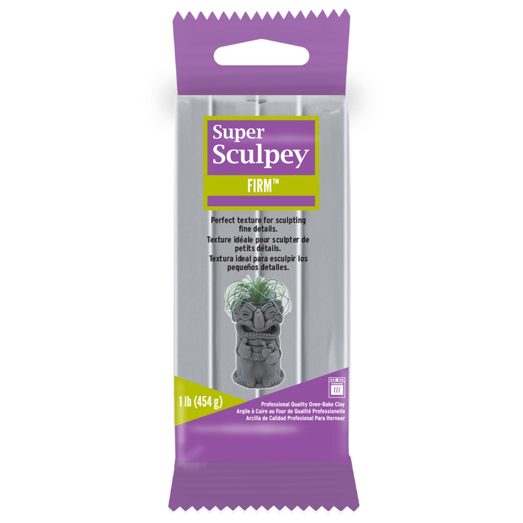 Super Sculpey Firm - Gray, 1 lb (454 g)