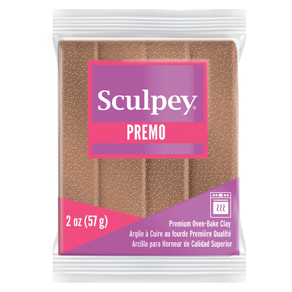 Sculpey Premo 2oz Rose Gold Glitter