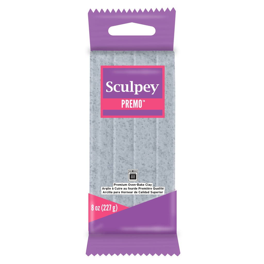 Sculpey Premo 8oz Gray Granite