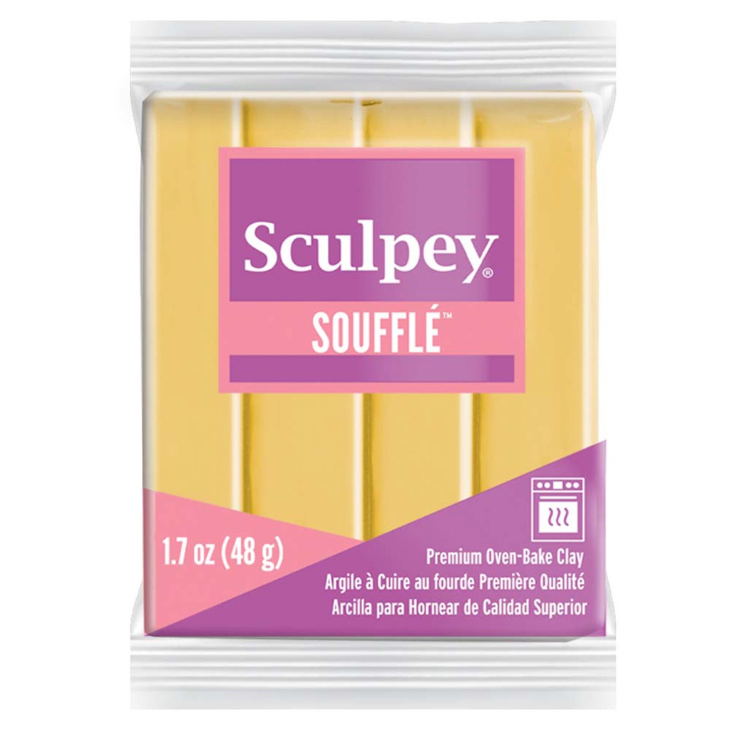 Sculpey Soufflé 1.7oz Yellow Ochre