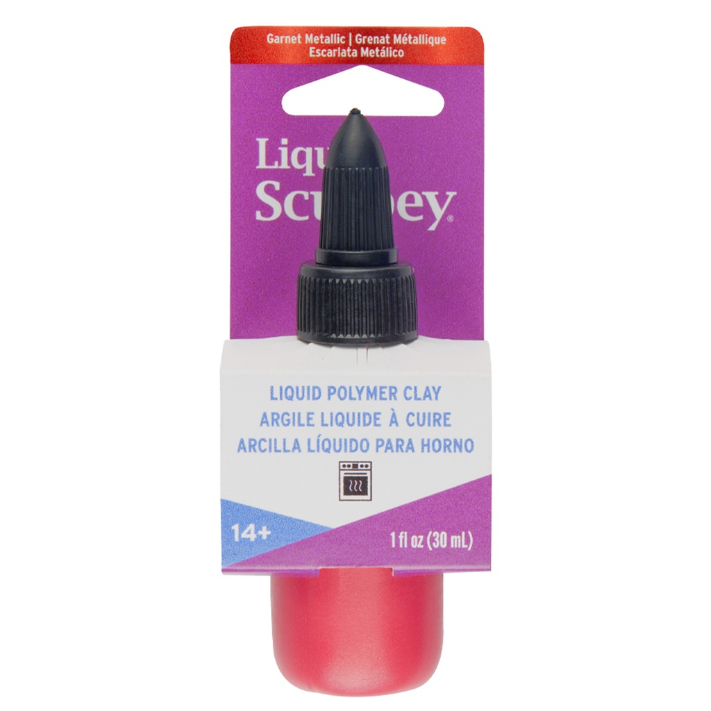 Liquid Sculpey 1oz  Garnet Metallic