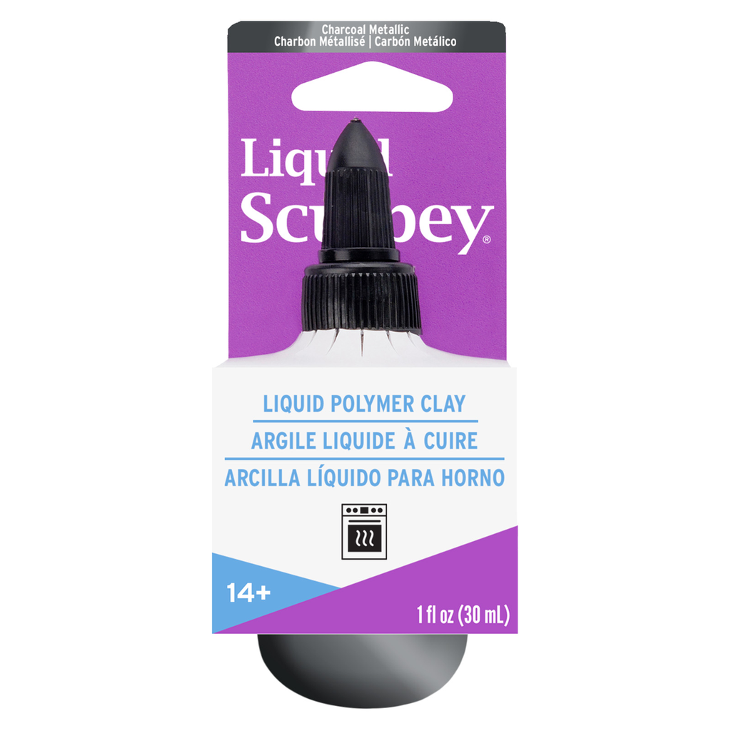 Liquid Sculpey 1oz  Charcoal Metallic