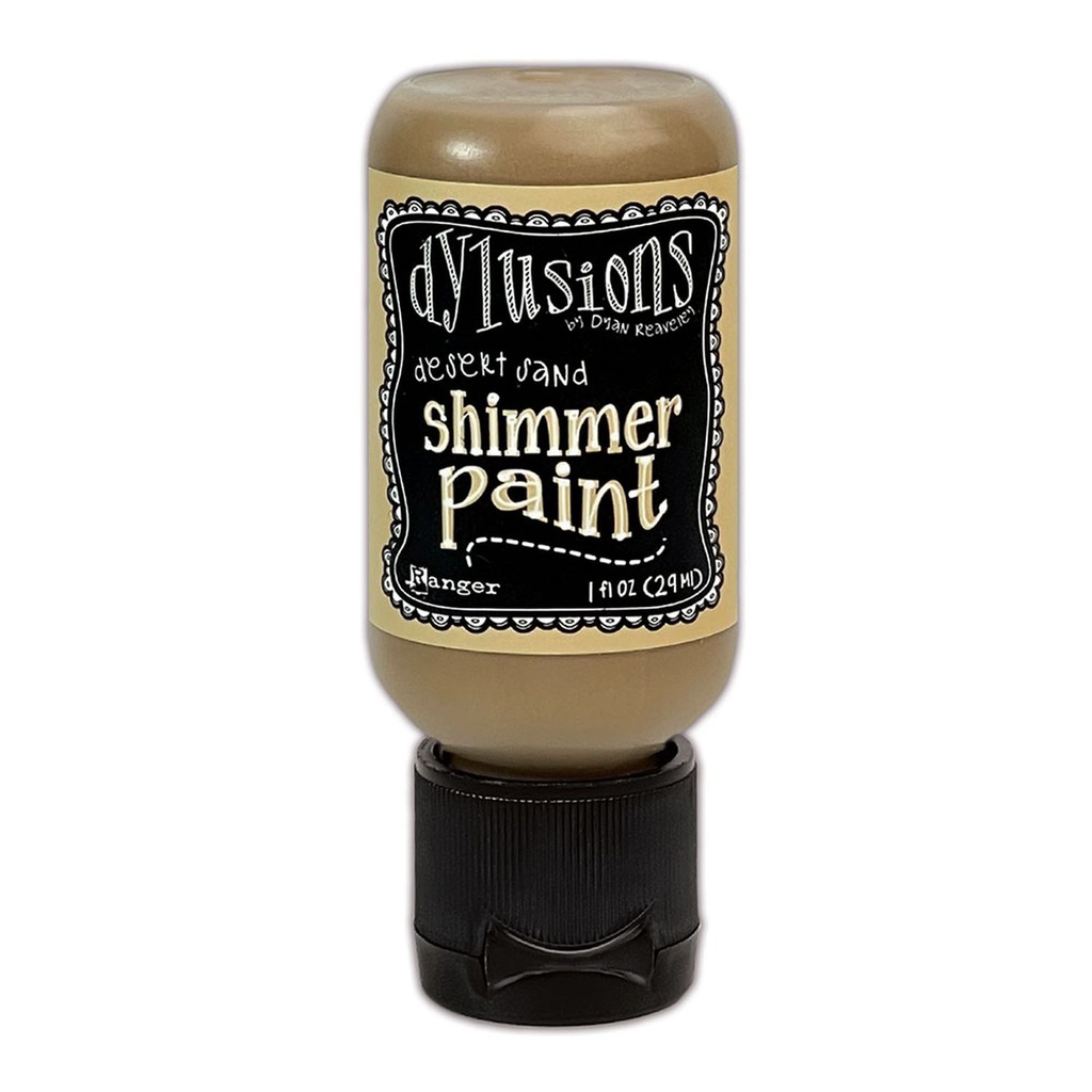 Dylusions Shimmer Paint 1oz. Desert Sand