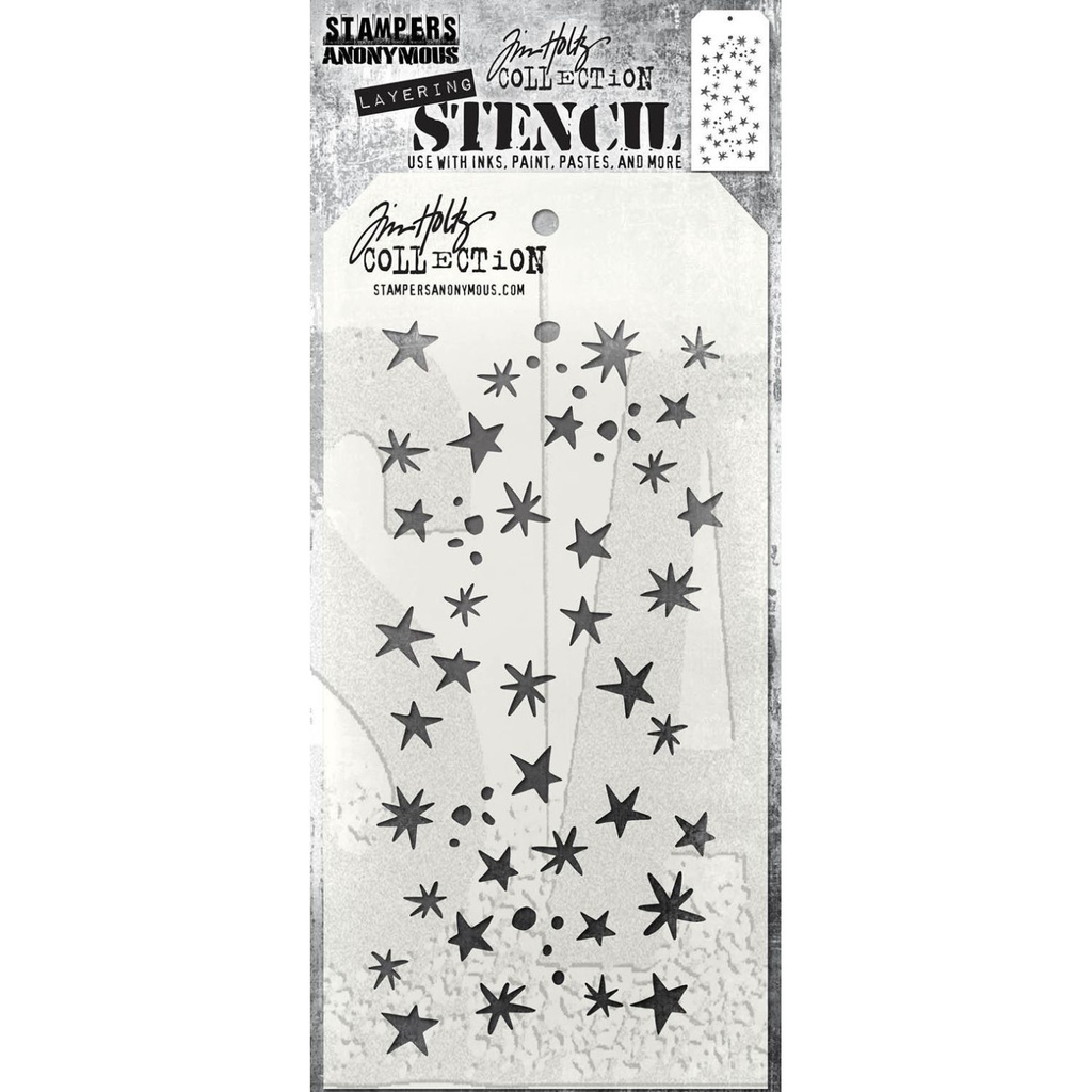 Tim Holtz Stampers Anonymous Layering Stencil Spellbound