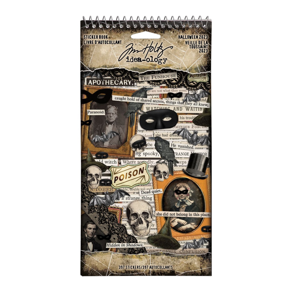 Tim Holtz Sticker Book Halloween 