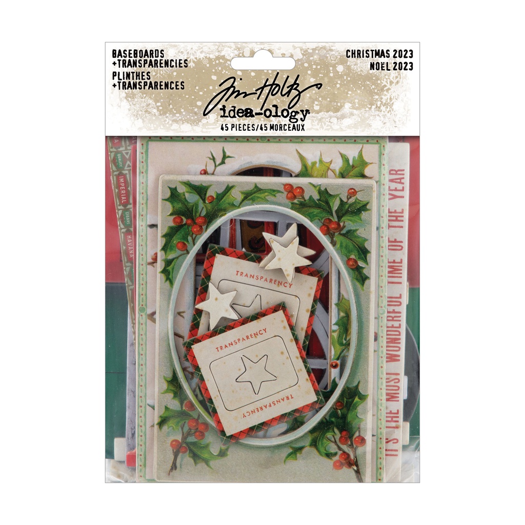 Tim Holtz Idea-ology Baseboards + Transparencies