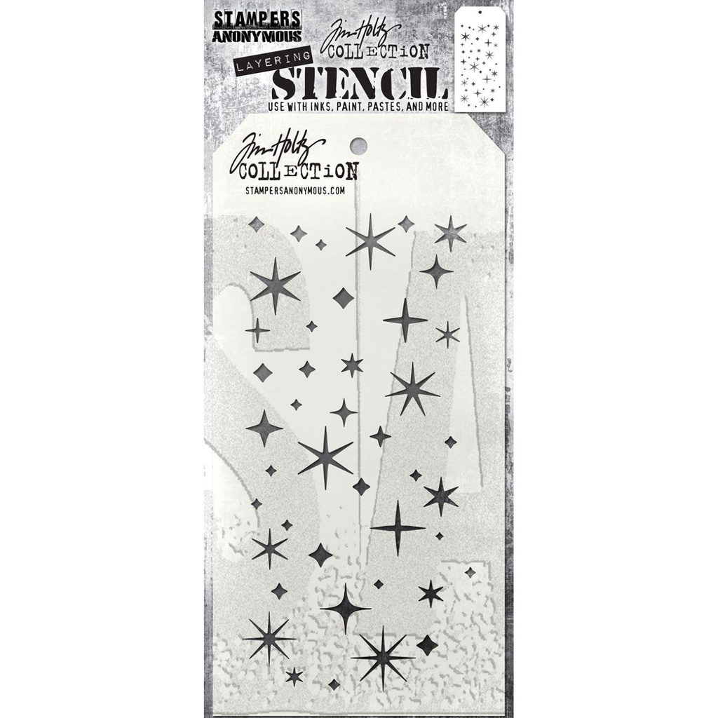 Tim Holtz Layering Stencil - Twinkle