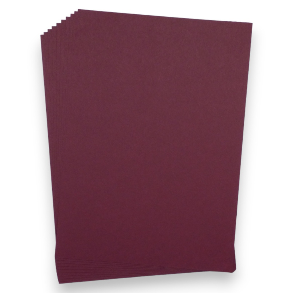 Claret A4 Cardstock 250gsm Pack of 10 sheets