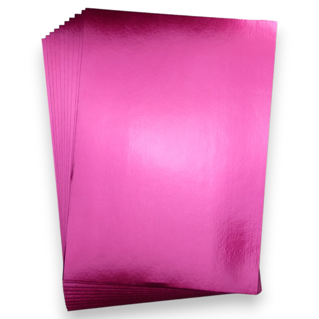 Metallic Pink A4 Cardstock 270gsm Pack of 10 sheets