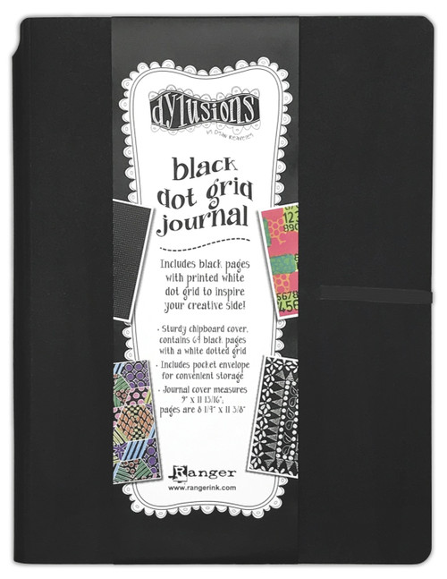 Dylusions Journal, Black with Dots