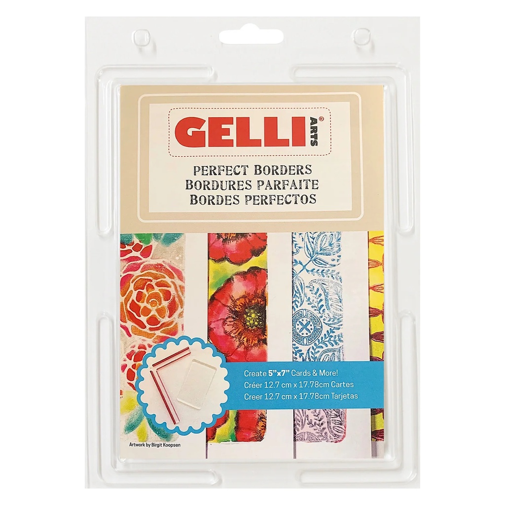 Gelli Arts Perfect Borders 5"x7"