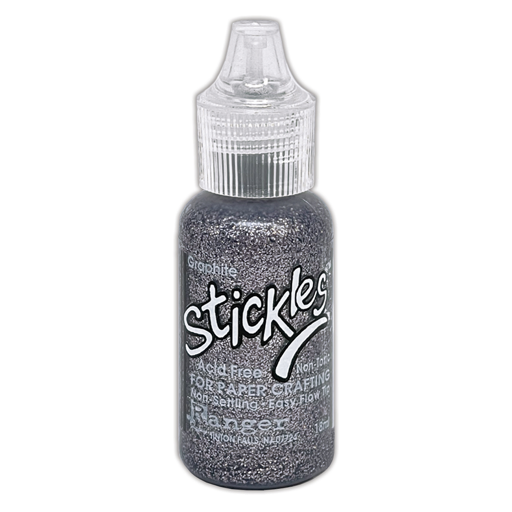 Graphite Stickles Glitter Glue