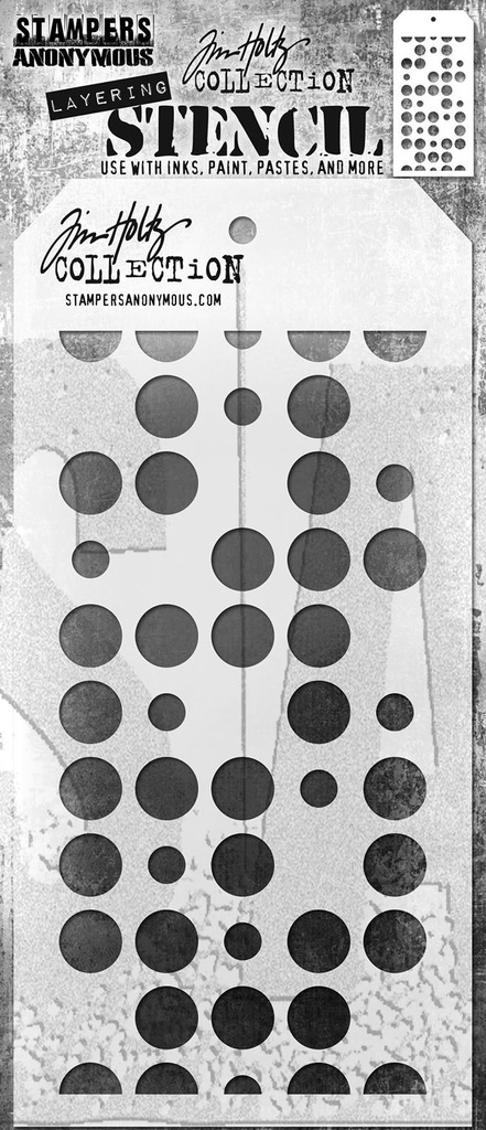 Spots Tim Holtz Layering Stencil