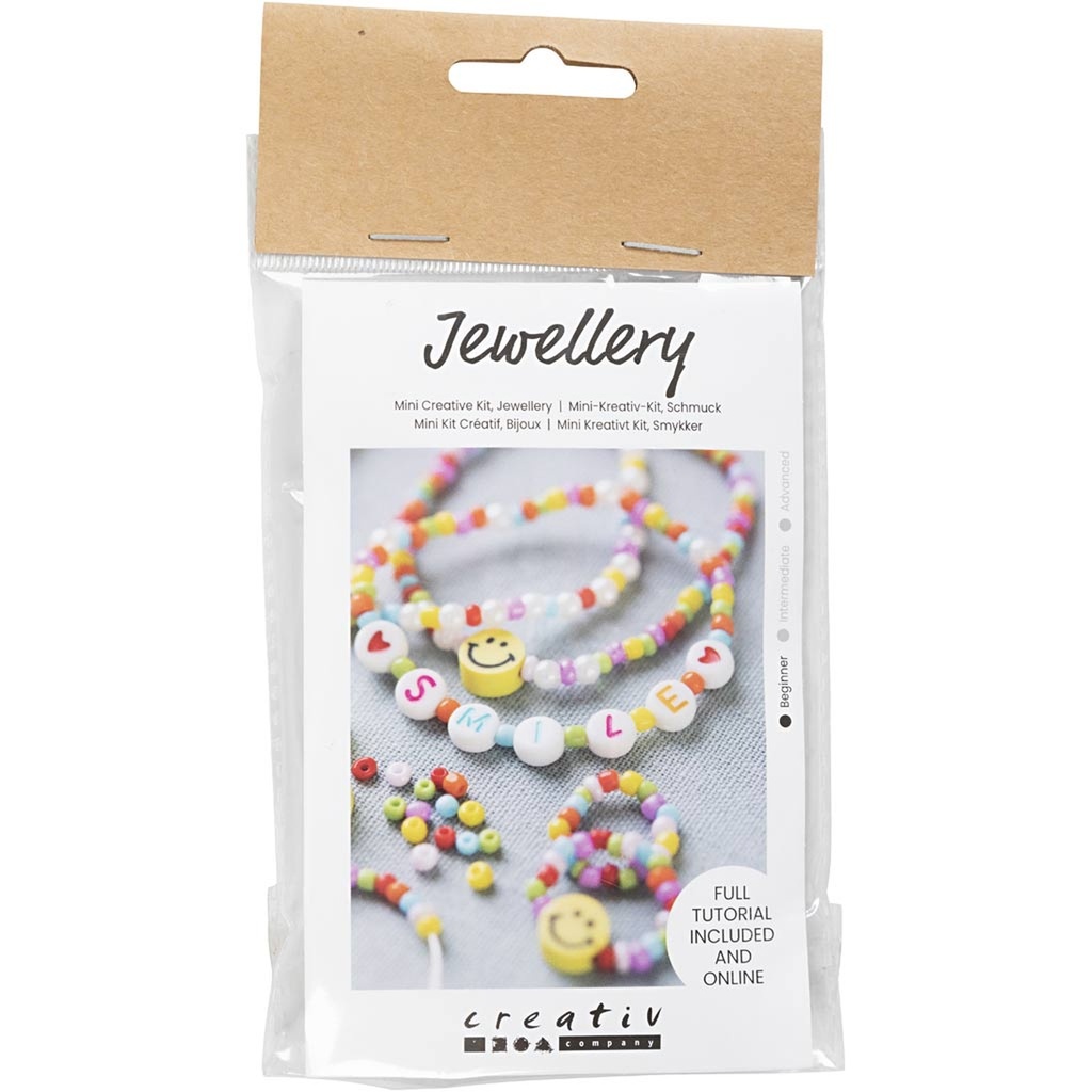 Mini Craft Kit Jewellery, Bracelet and finger ring, 1 pack