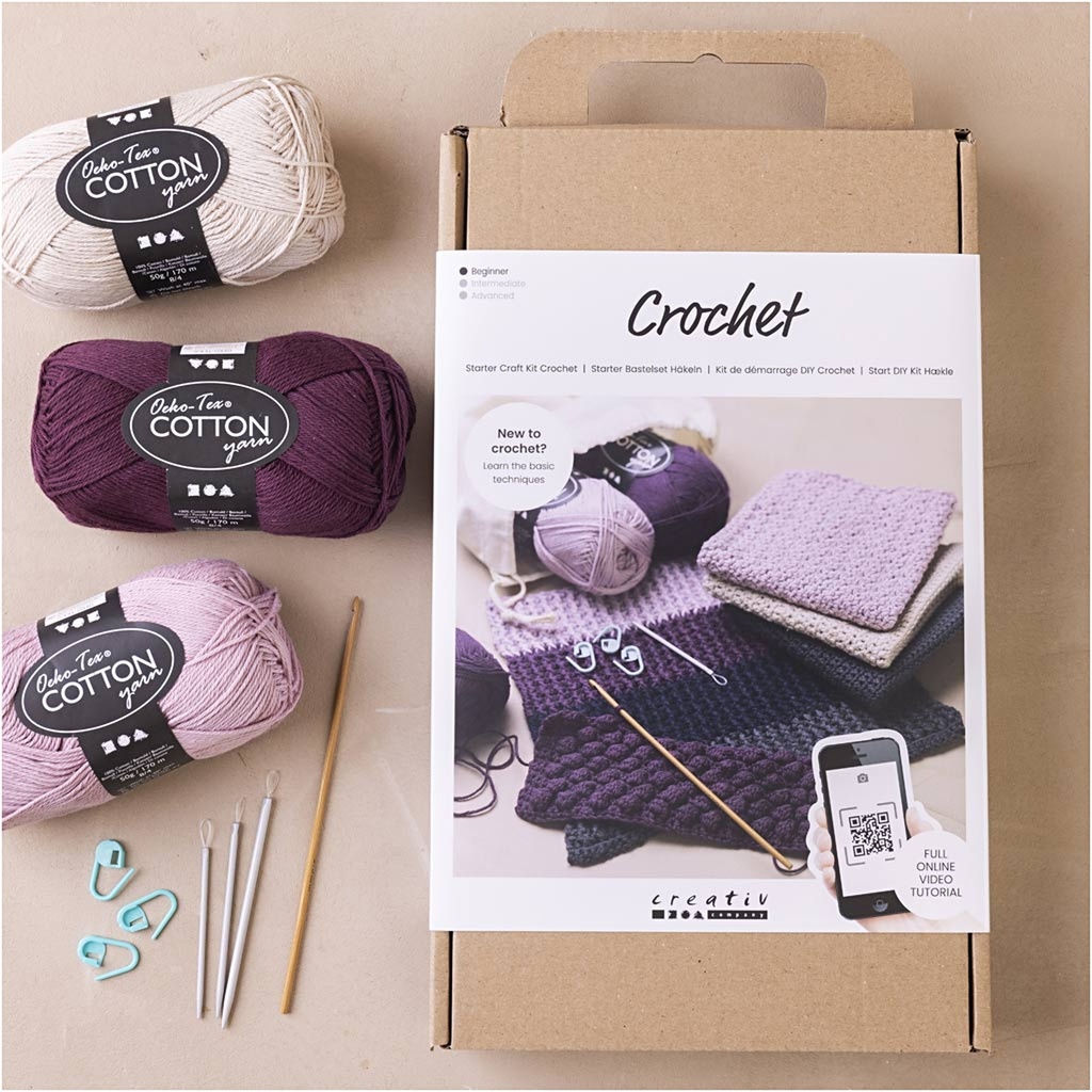 Starter Craft Kit Crochet, 1 pack