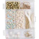 Craft Mix Jewellery, mute colours, Freshwater pearls, 1 pack