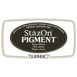 Stazon Ink Pad Opaque Ivory Black